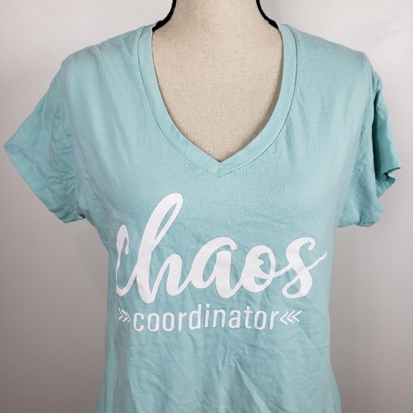 G Supply Chaos Coordinator Aqua Blue Soft Tee L - Picture 5 of 10